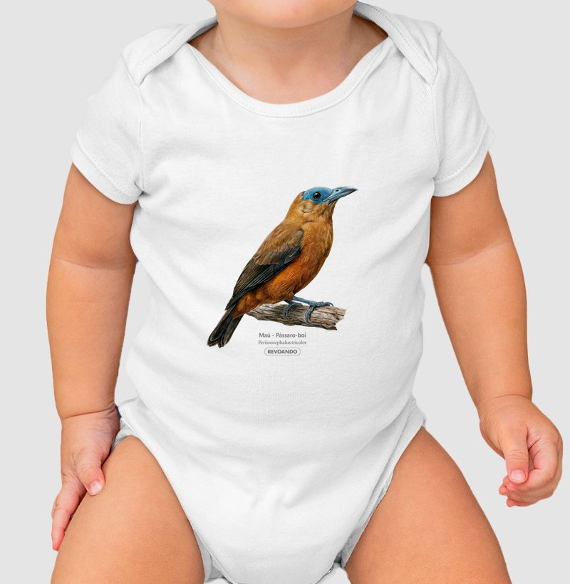 Traços Alados - Maú - Body Infantil