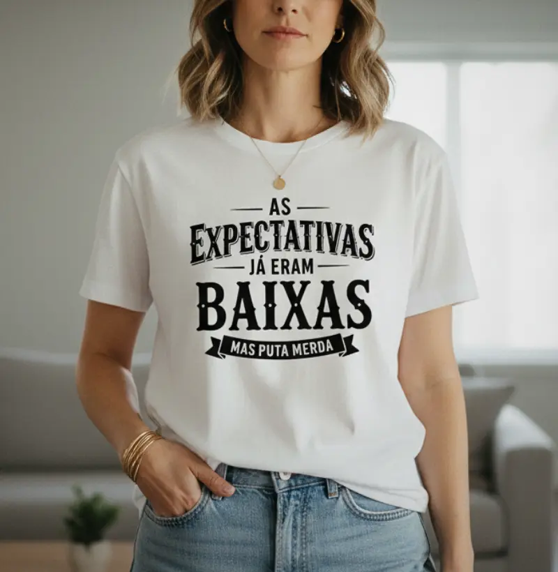 AS EXPECTATIVAS JÁ ERAM BAIXAS