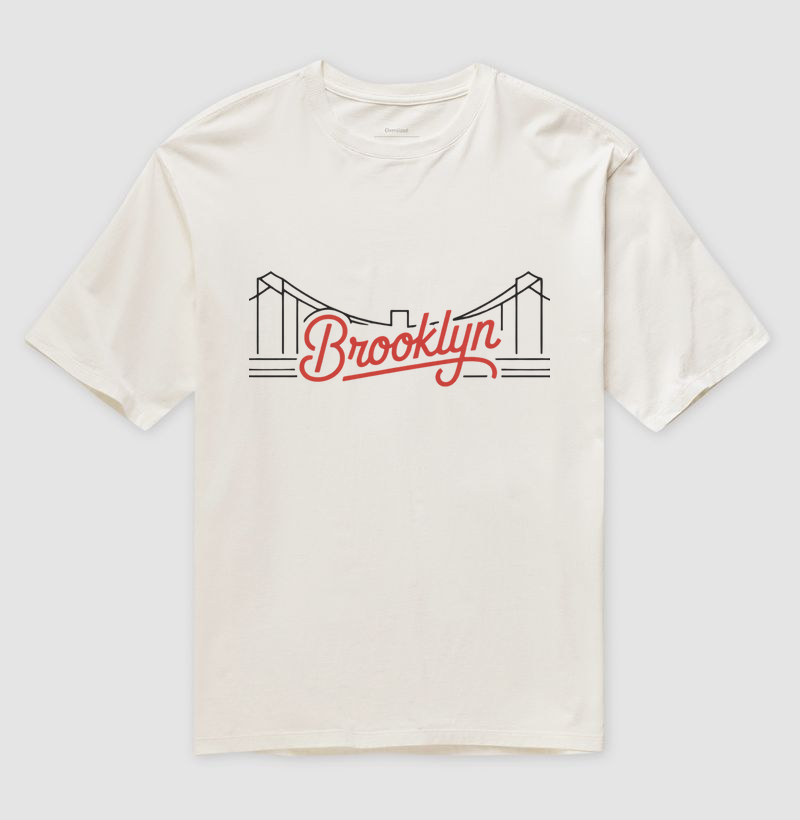 Camiseta "Brooklyn" - Estilo Clássico Urbano