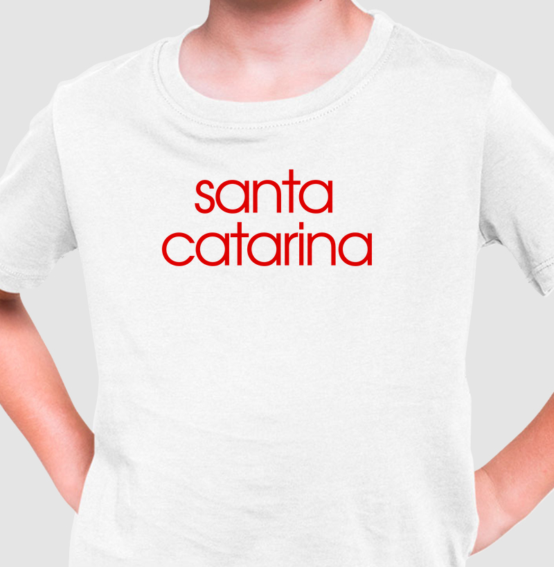 Santa Catarina Estampa Vermelha