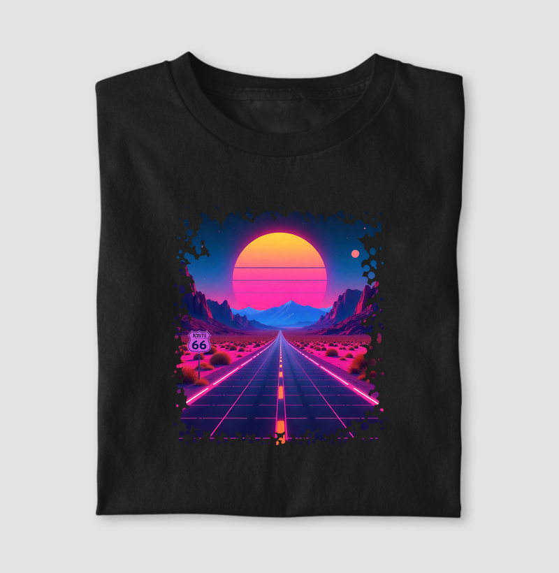 Camiseta Retro Wave