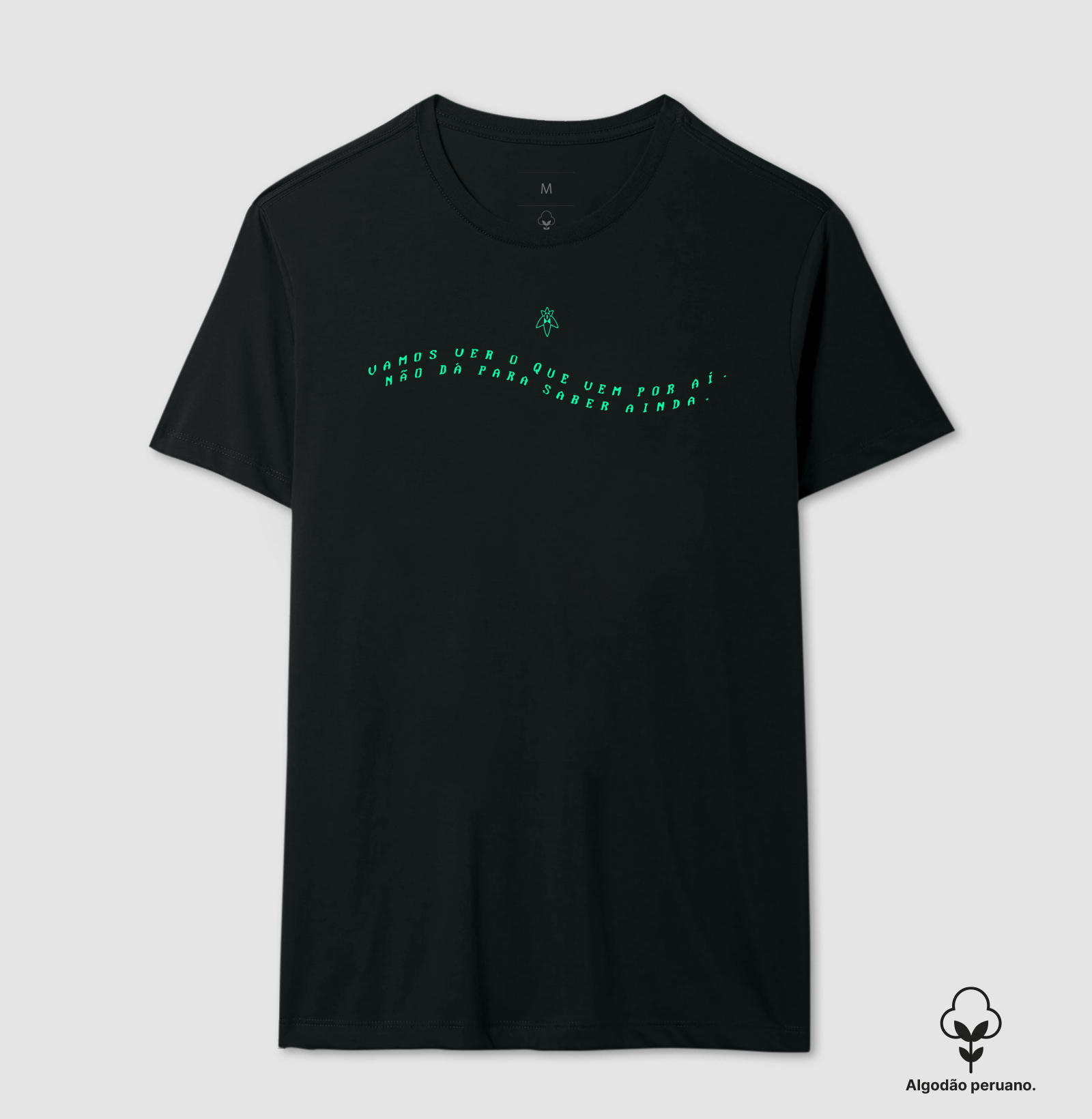 Coleção Stickers - Edição Vamos Ver O Que Vem Por Aí - Camiseta Algodão Peruano