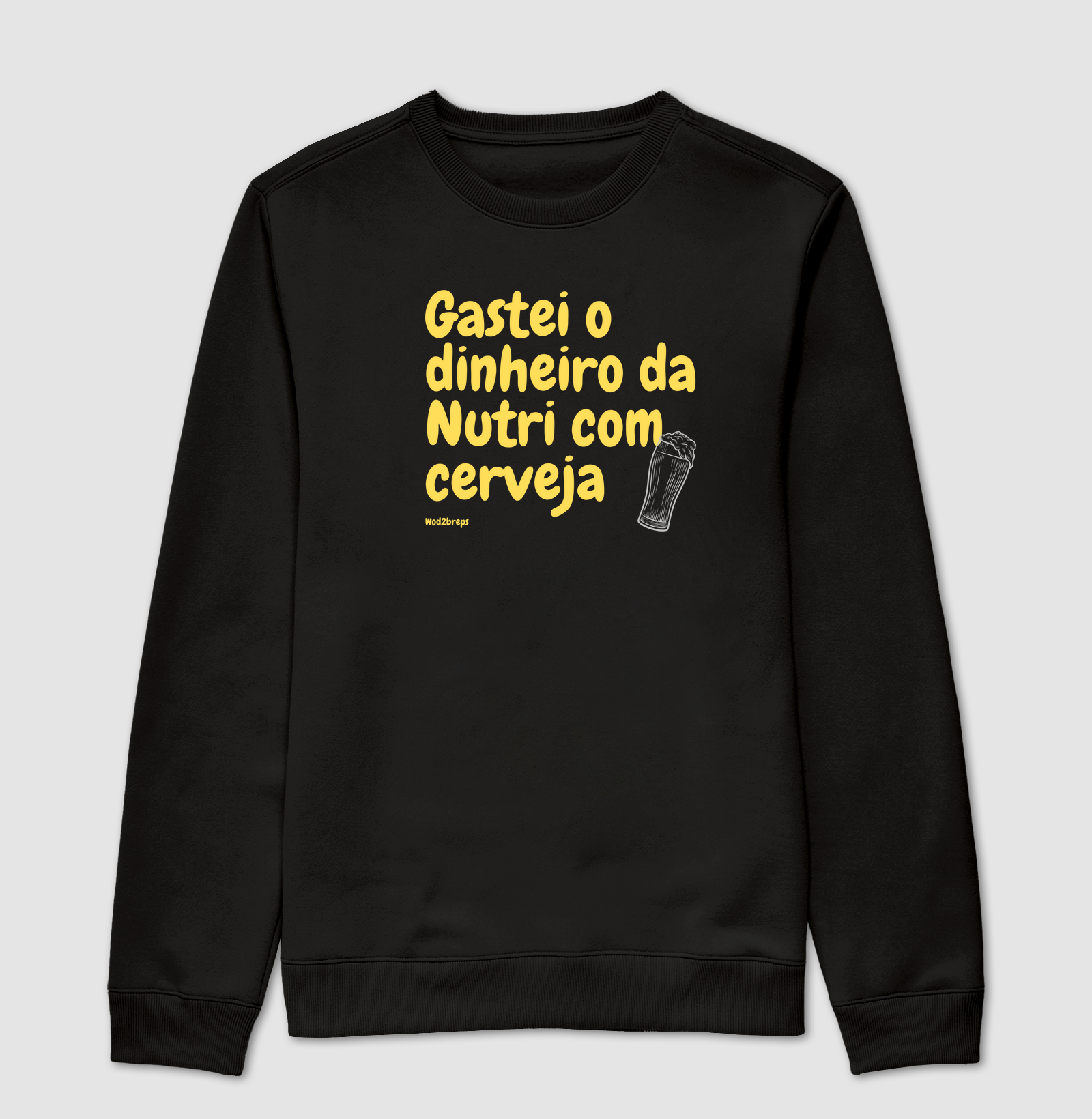 Gastei o dinheiro da Nutri com cerveja
