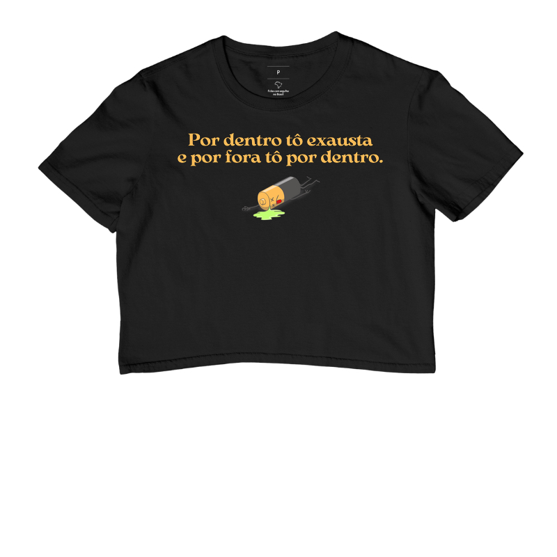 Por dentro tô exausta