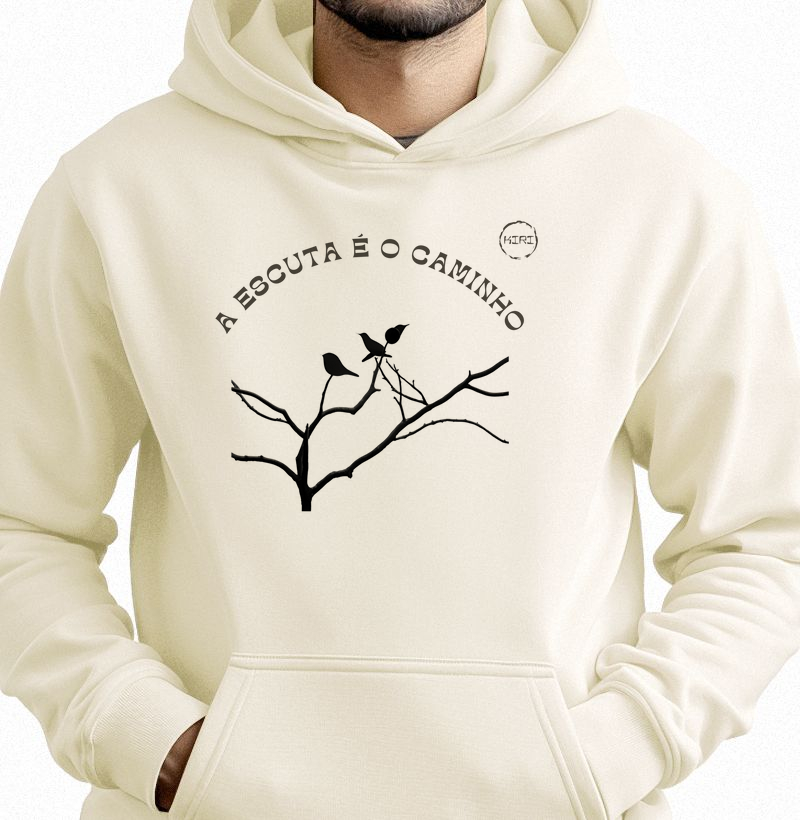 Moletom Capuz KIRI - A Escuta é o Caminho - Min