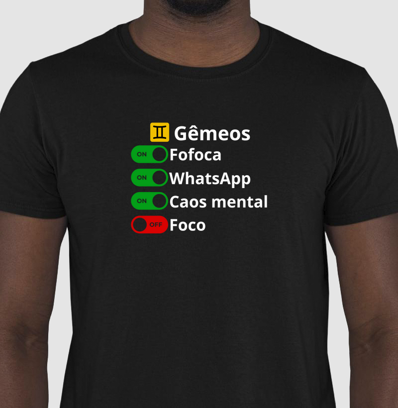 Camiseta Gêmeos Dual