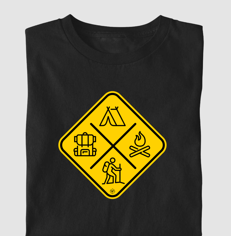 Placa Trilha e Camping