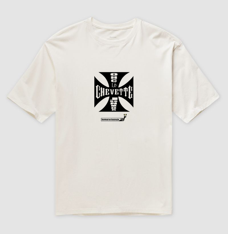 LANÇAMENTO - OVERSIZED - NOVIDADE - Camiseta - Chevette OHC 1.6 Junior