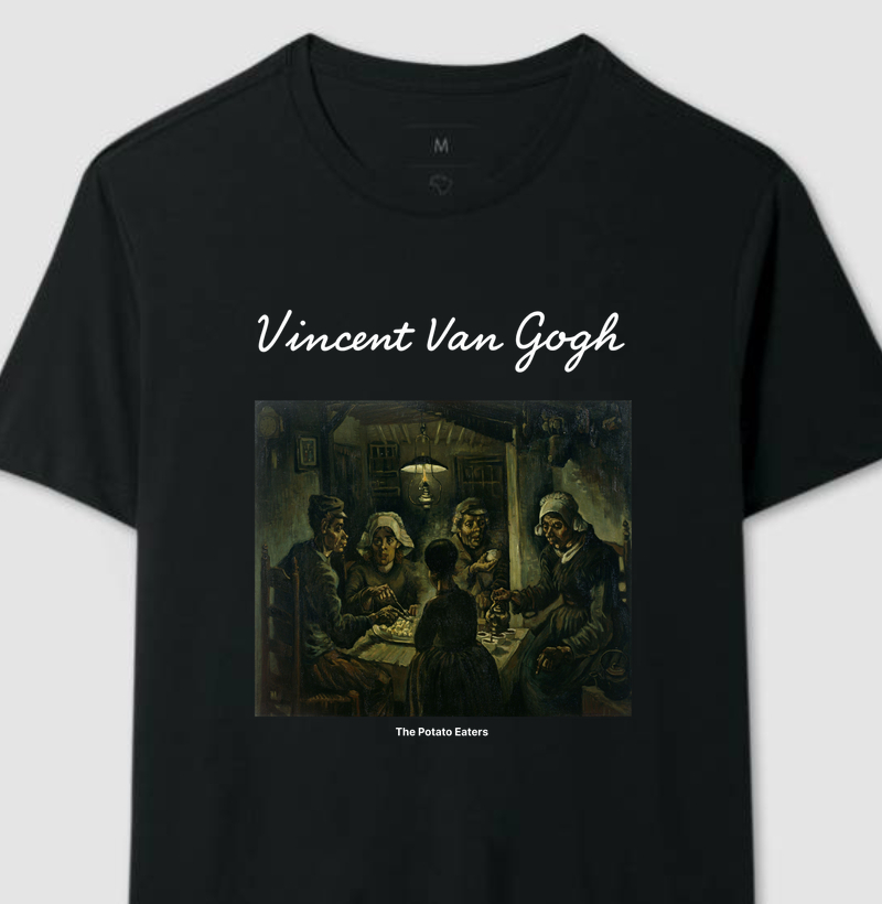 THE POTATO EATERS - VAN GOGH SEM LEGENDA
