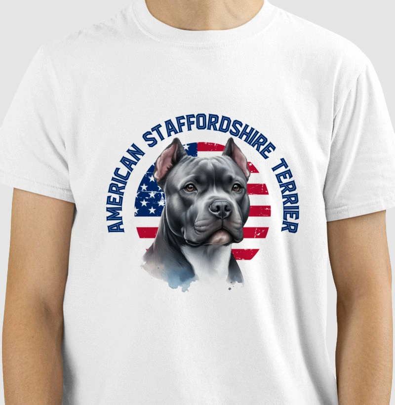 Amstaff USA Flag