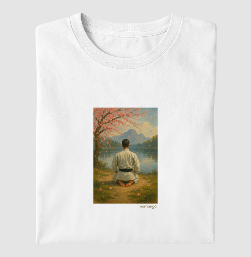 Camiseta Karate Disciplina e Paz – Na Manga