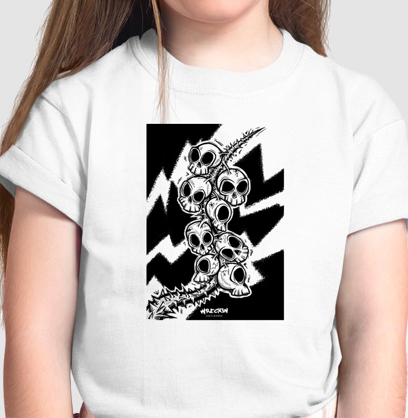 Caveiras com Espinhos Infantil