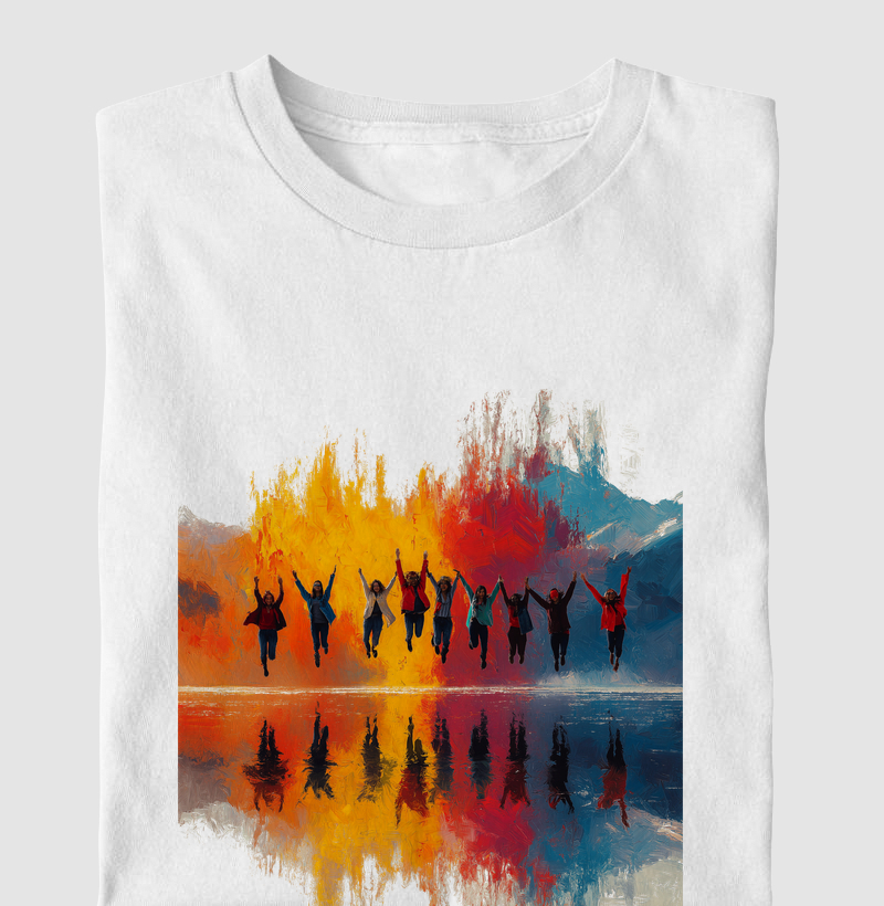 Camiseta Espelho de Cores