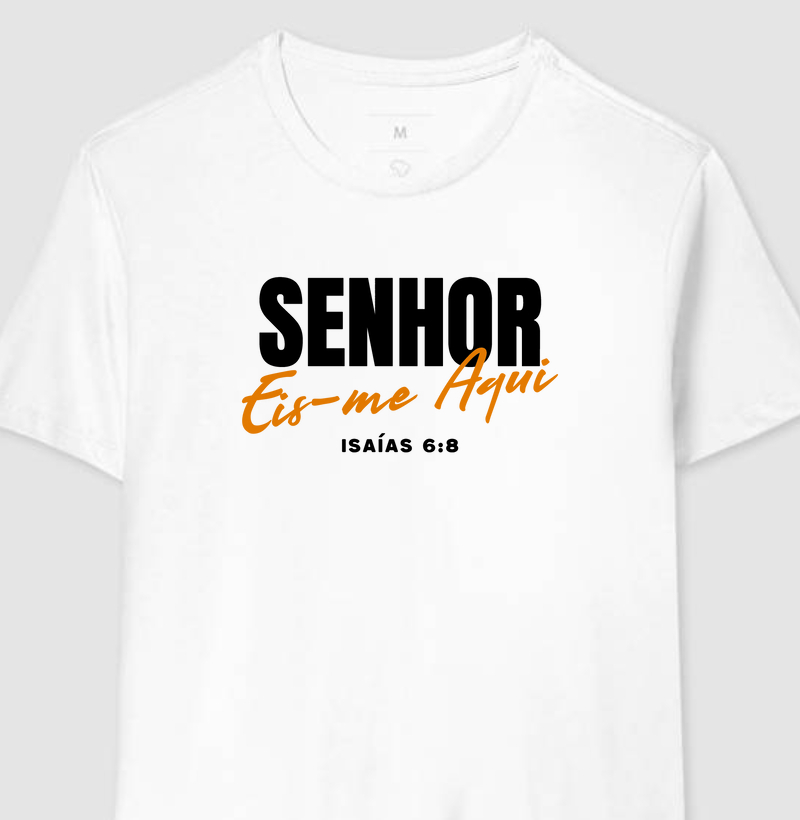 Senhor Eis-me Aqui - texto preto