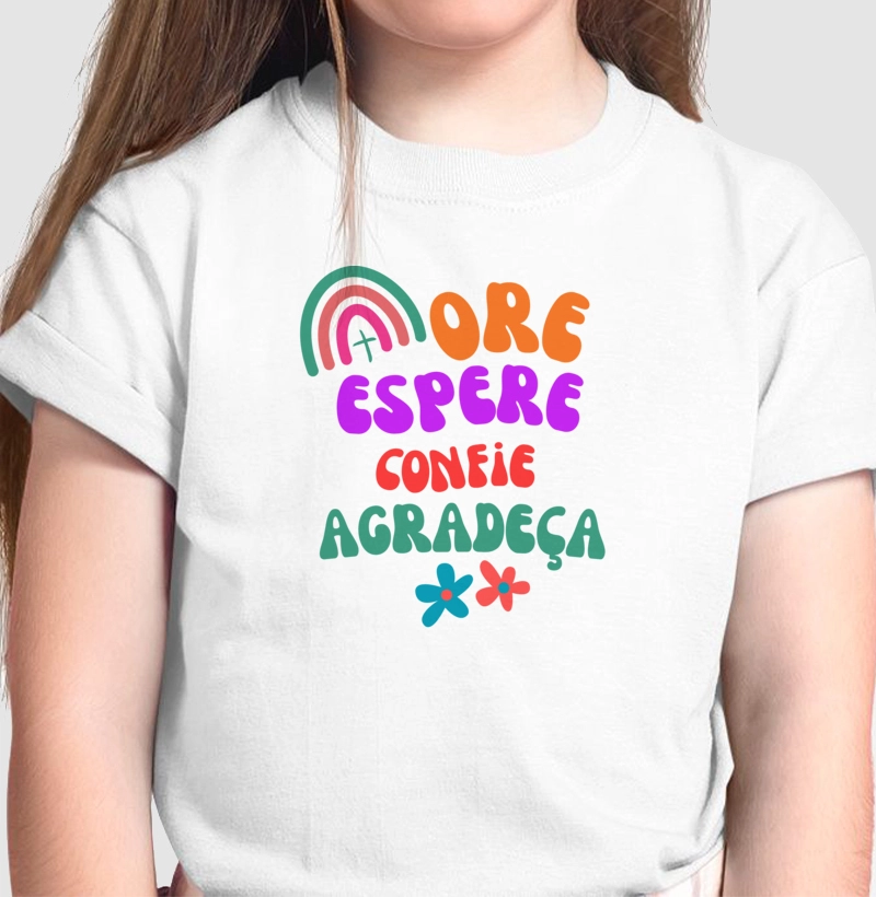 Ore, Espere, Confie, Agradeça | Infantil