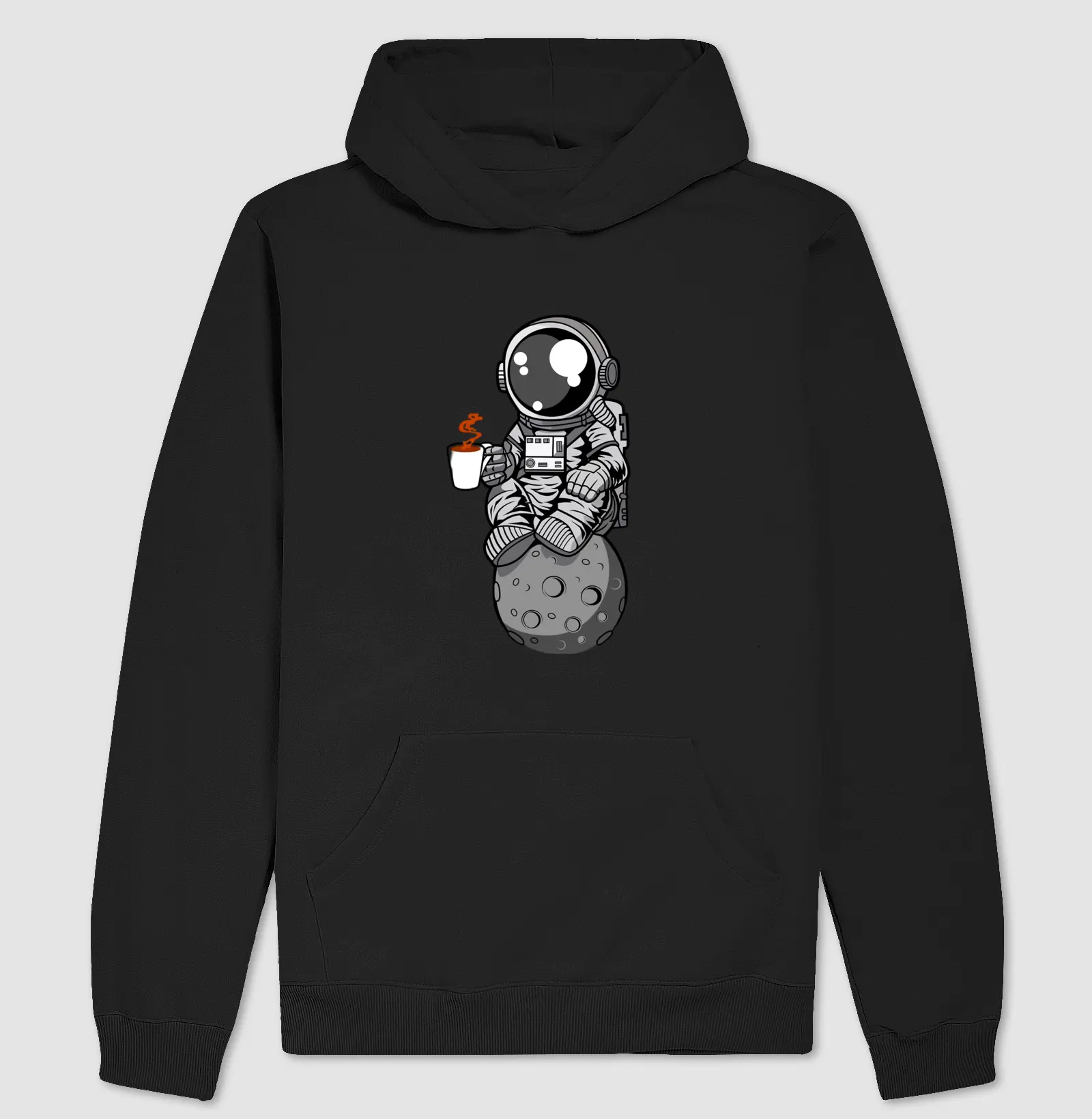 Hoodie Moletom Astronauta Coffee 