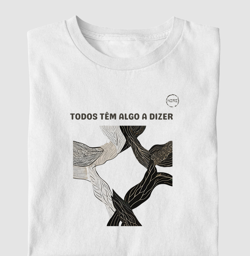 Camiseta KIRI - Todos tem Algo a Dizer - Min