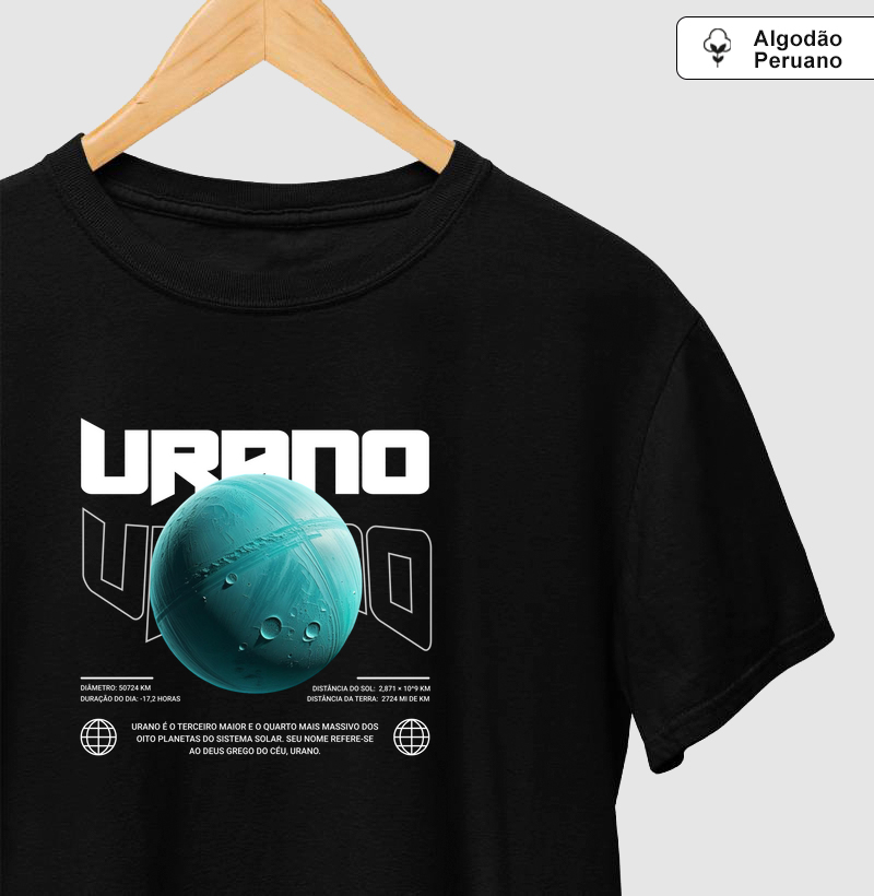 Urano - Camiseta Algodão Peruano