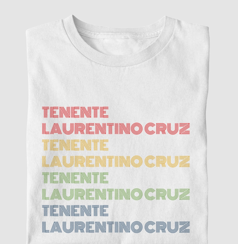 Tenente Laurentino Cruz Letreiro Retrô