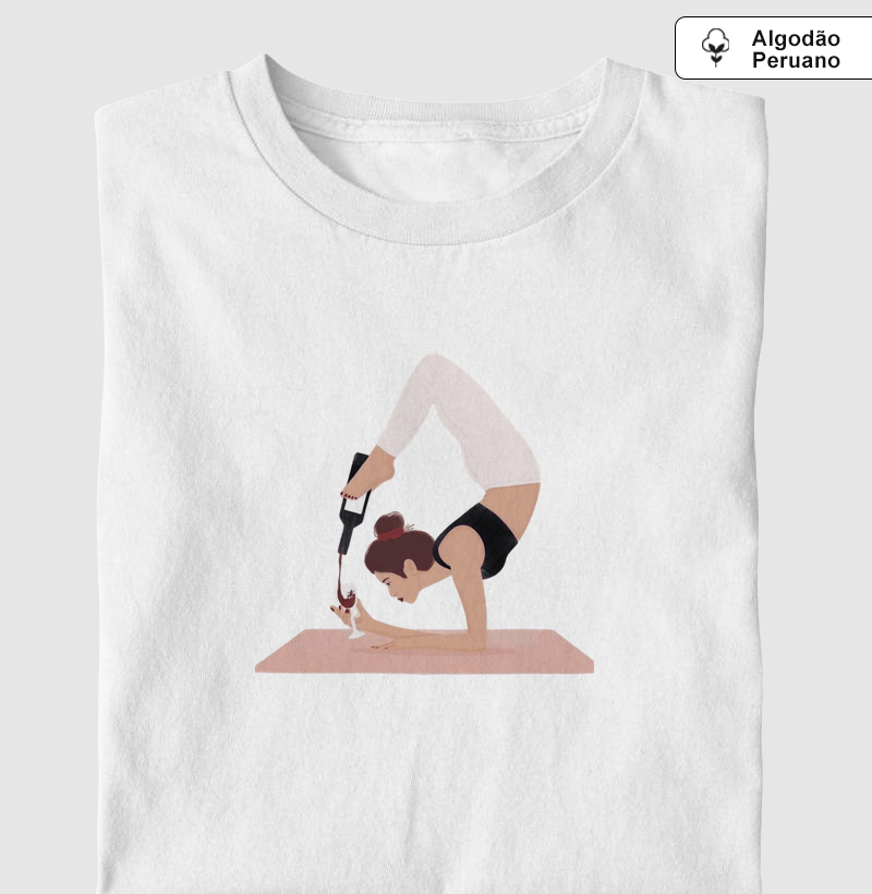 Camiseta Wine & Yoga