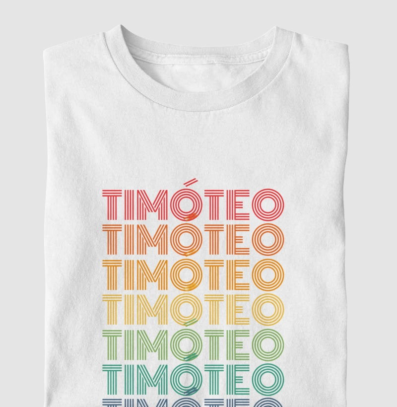 Timóteo Letreiro Retrô