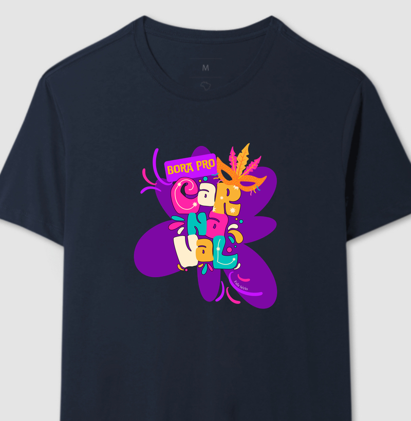 Camiseta Bora pro Carnaval