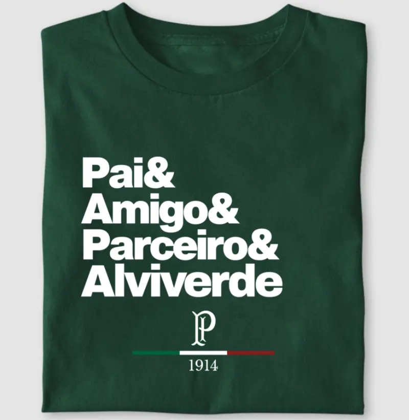 Pai, amigo, parceiro e Alviverde.