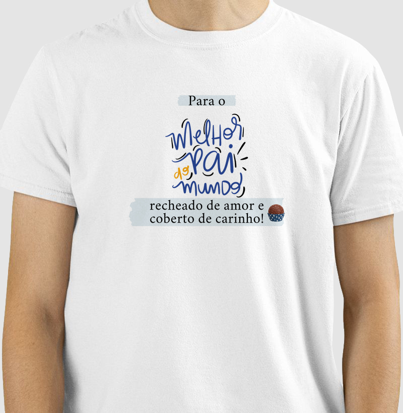T-shirt melhor pai