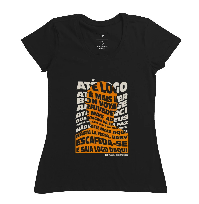 Camiseta "Escafeda-se!" (Feminina)
