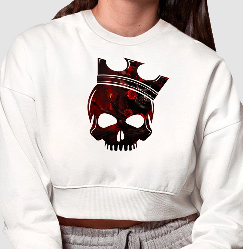 Dark Roses Collection #2 - Moletom Cropped