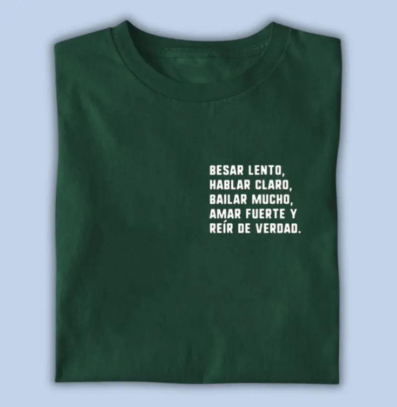 bejar lento, habla claro - peito