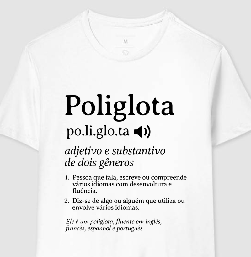 Camiseta poliglota