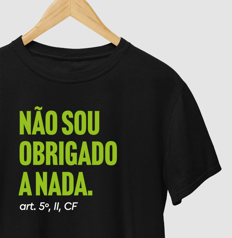 Não sou obrigado a nada