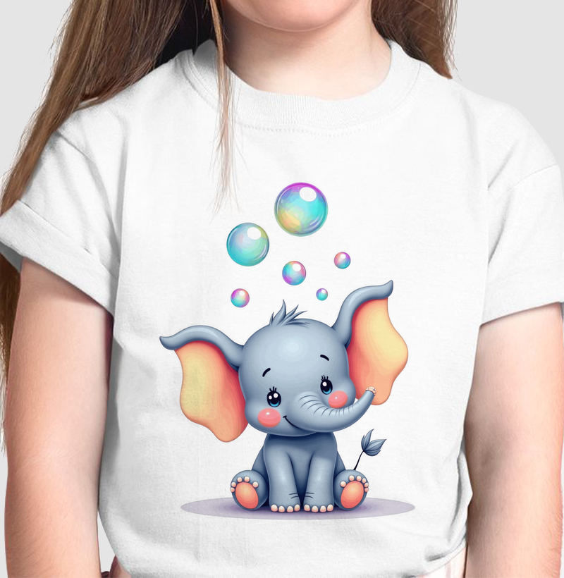 Elefante Fazendo Bolhas de Sabão