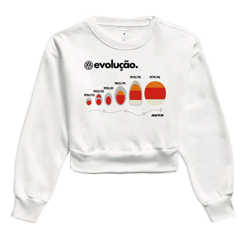 Camiseta evolução fusca