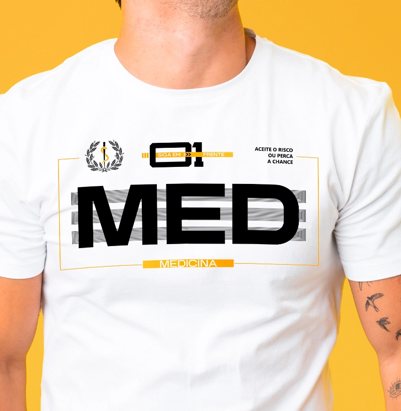 Camiseta Medicina Premium - masculina