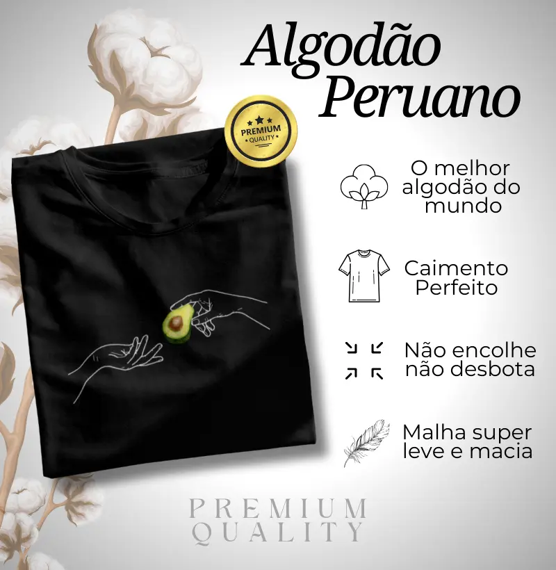 Algodão Peruano - Quer um abacate?