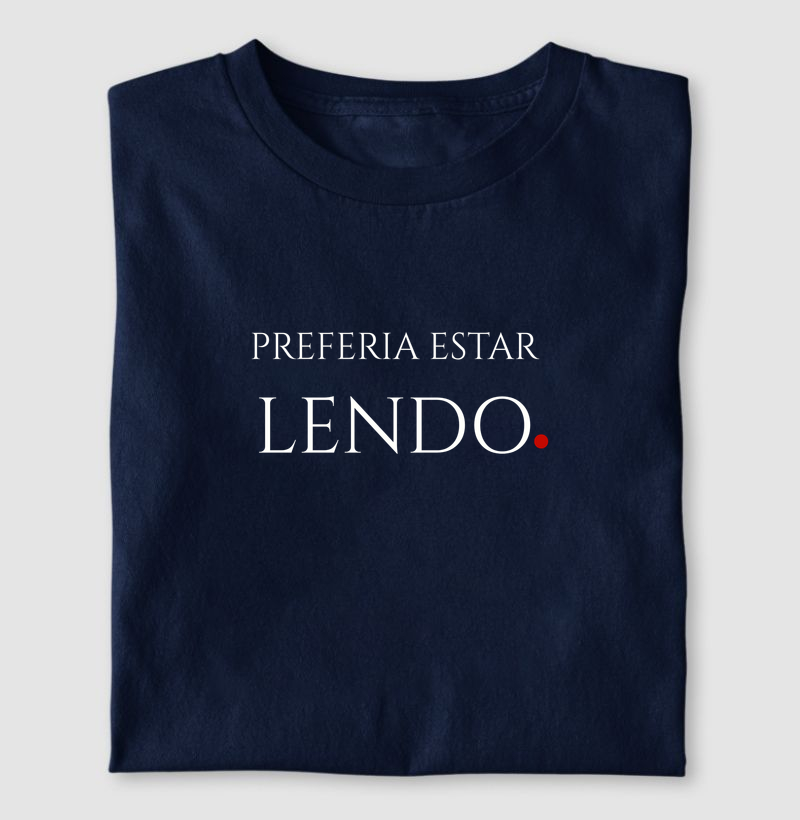 PREFERIA ESTAR LENDO