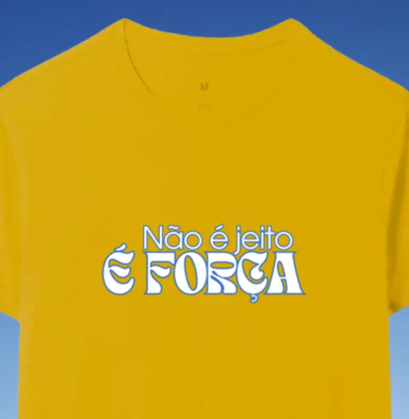 Não é jeito, é força