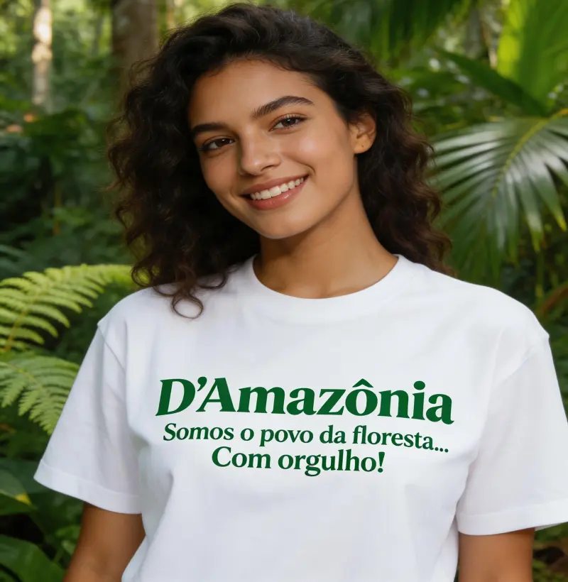 Levo a Amazônia no peito 