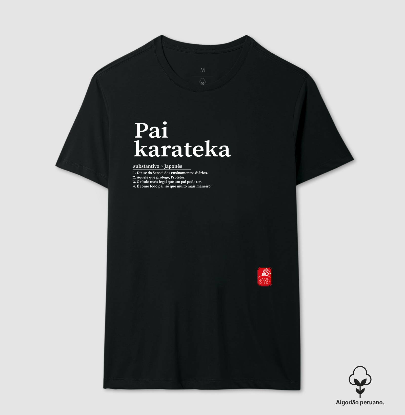 Pai Karateka ALGODÃO PERUANO