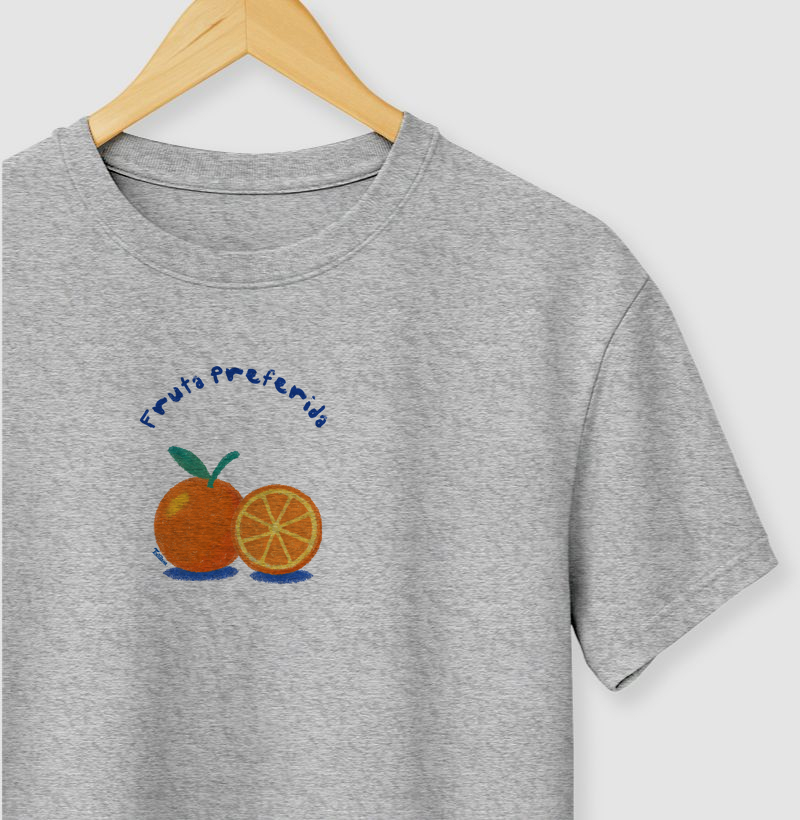 Camiseta "prefiro laranja"