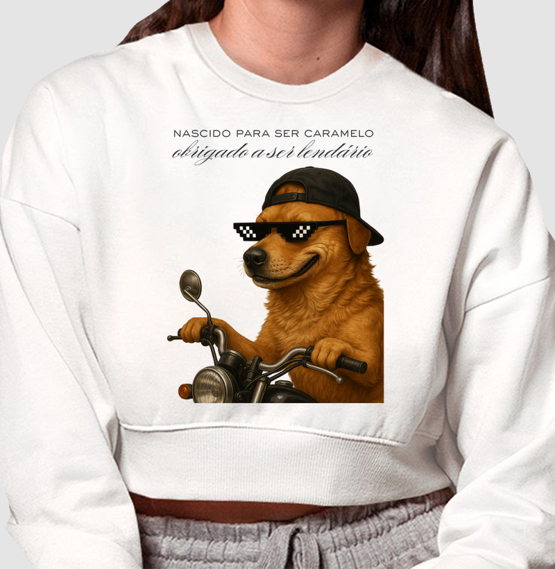 Cropped Moletom Lendário