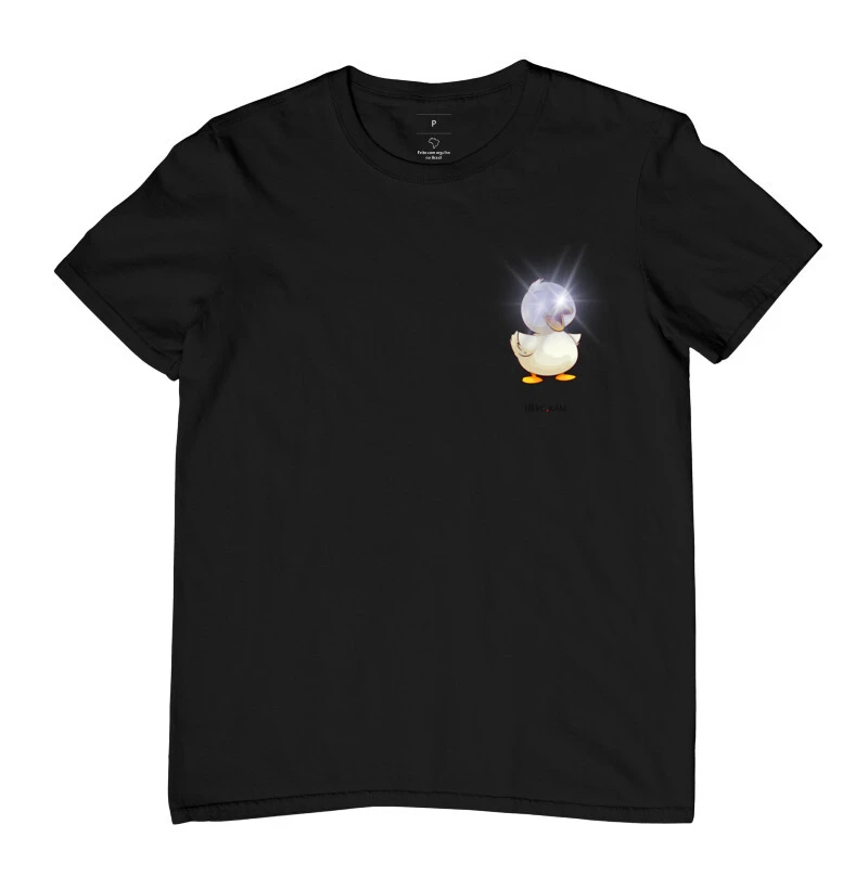 Camiseta Masculina Herc.Ram Patinho Laser