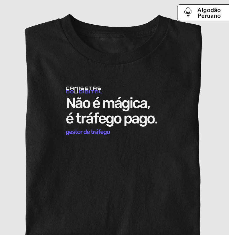 Não é mágica, é tráfego pago.