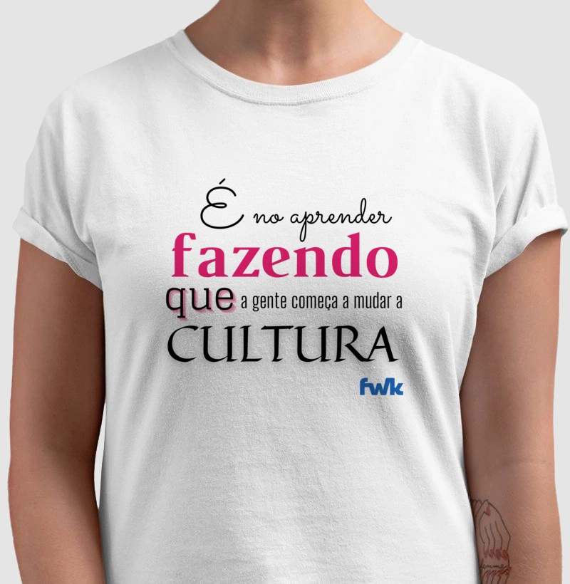 CAMISETA Aprender Fazendo