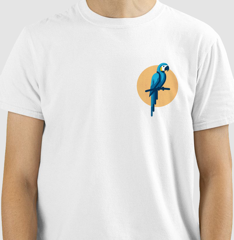 Camiseta Arara-Azul