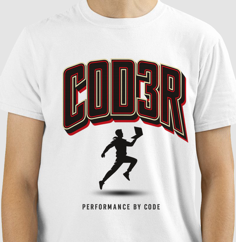Camiseta COD3R – Performance by Code 