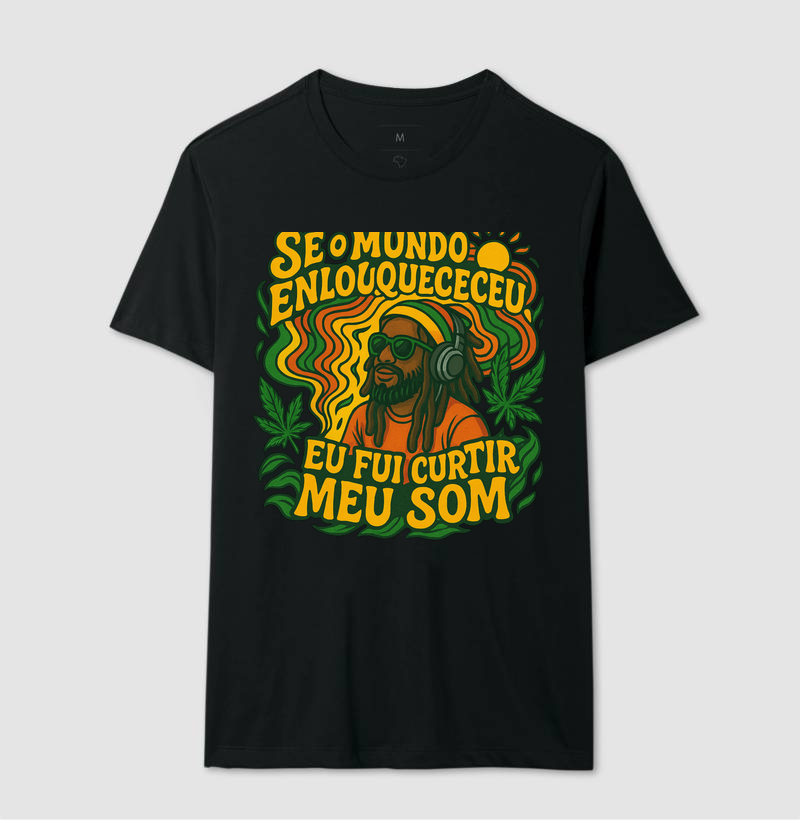 camiseta algodão peruano reggae