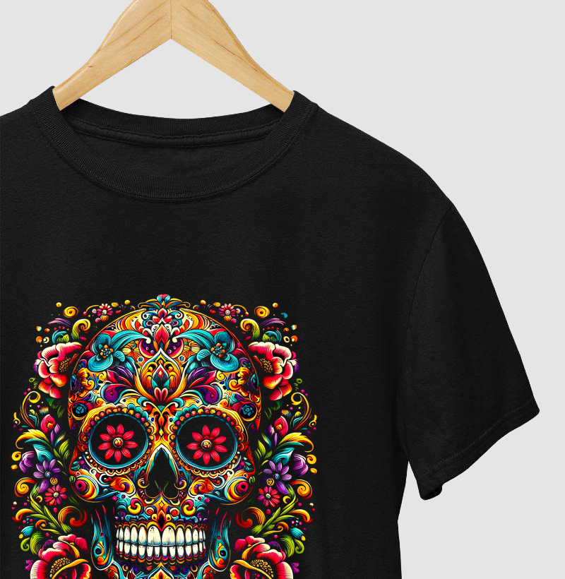 Dia de los Muertos – La Calavera I (estampa cor central)